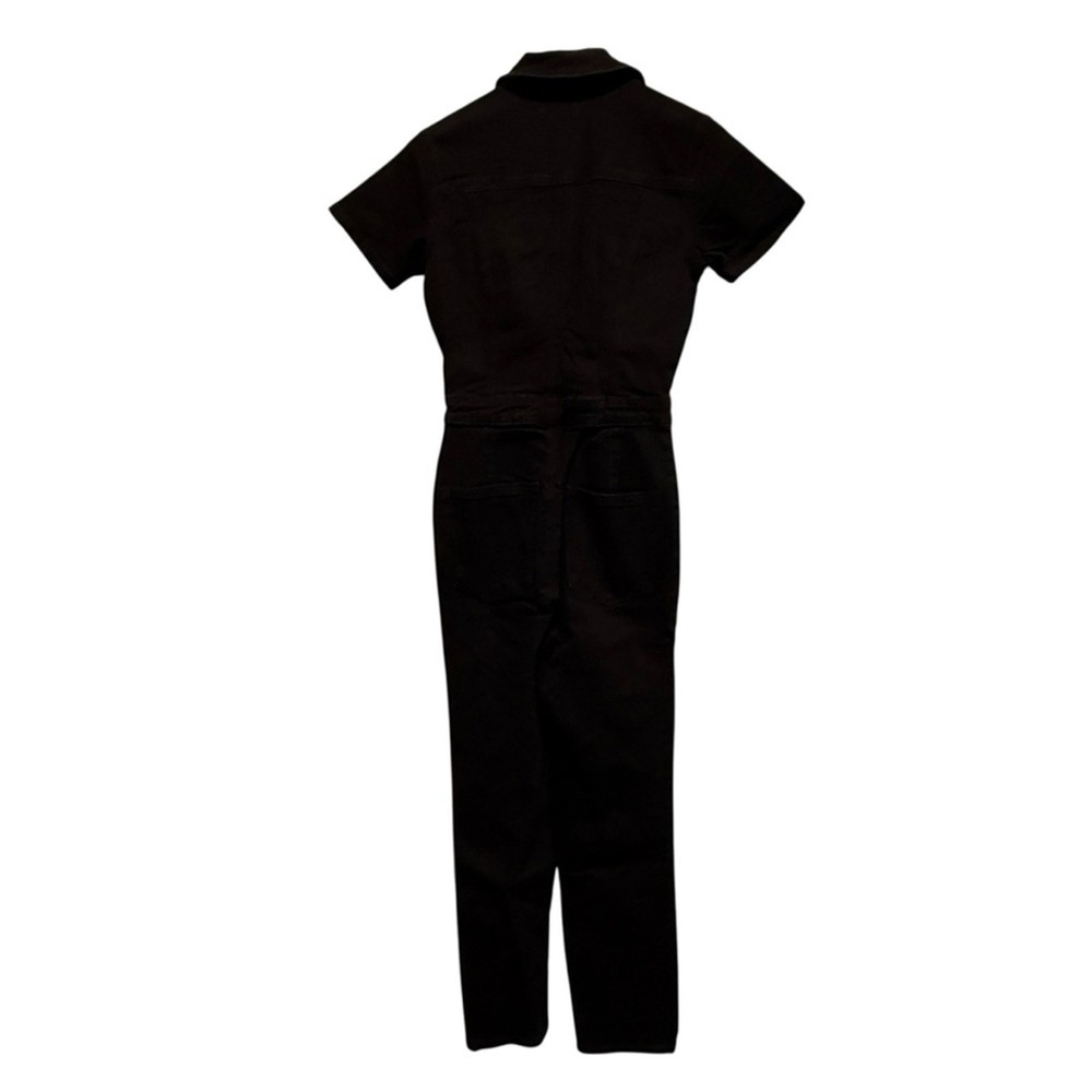Good American Jumpsuit Fit For Success Bootcut Denim Black Small Comfy Gorpcore - Picture 11 of 14
